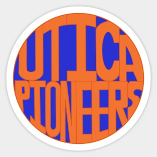 Utica Pioneers Sticker